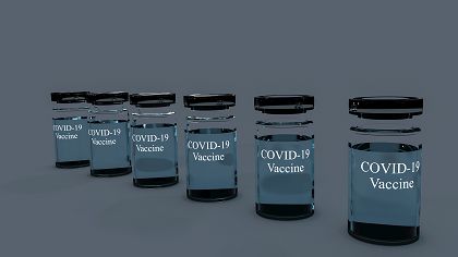 Vorschaubild von Impfstoffflaschen